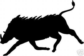 hog wild boar decal outdoor sticker hog hunting sticker