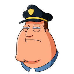 JOE family_guy_Sticker