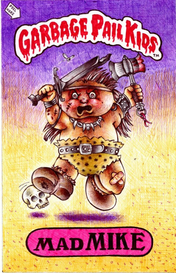 Mad MIKE Gross Sticker Funny Name Decal