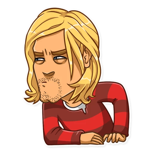 NIRVANA kurt cobain grunge is dead band sticker 11