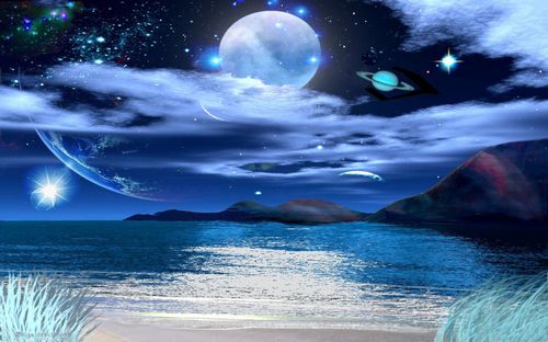 3D Space and Stars Wall graphics 22