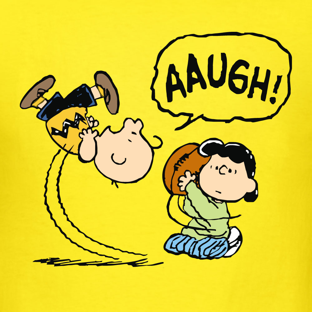 Charlie Brown and Lucy Football