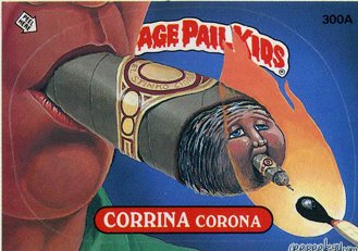 CORRINA Corona Funny Sticker Name Decal