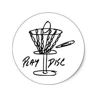 Disc Golf Goal Digital Decal 3