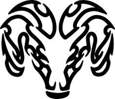 Dodge Ram Tribal Outline Decal