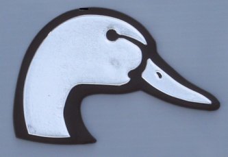 Duck Head Chrome Emblem
