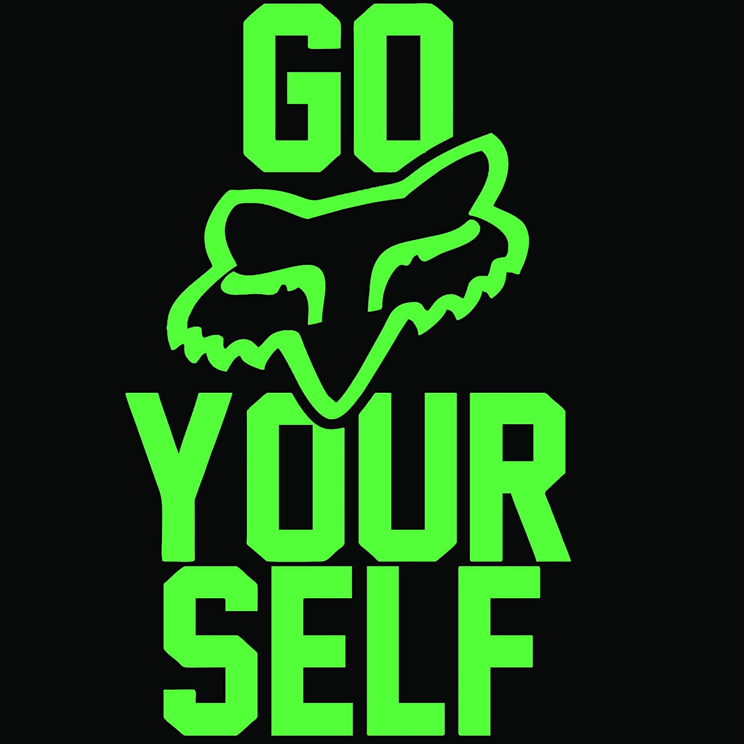 F-Racing-Go-Fox-Yourself-Logo-Vinyl-Decal-Sticker