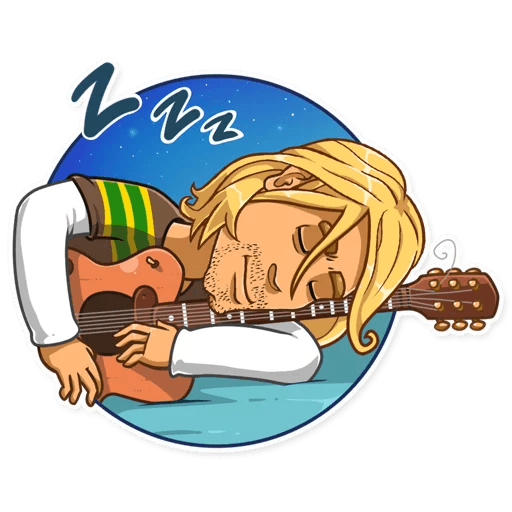 NIRVANA kurt cobain grunge is dead band sticker 16