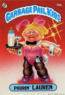 Pourin LAUREN Funny Decal Name Sticker