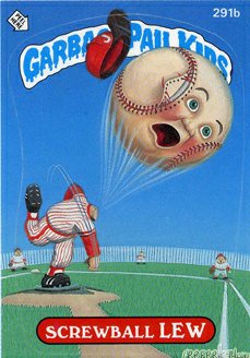 Screwball LEW Funny Decal Name Sticker