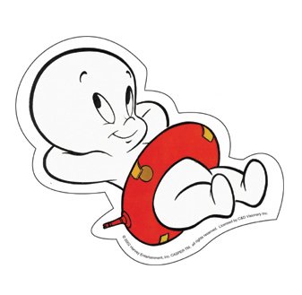 3287 - C GHOST the Friendly Ghost Decal