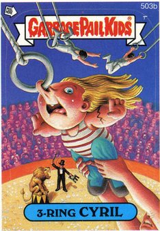 3 Ring CYRIL Funny Sticker Name Decal