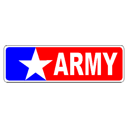 Army vinyl decal