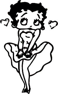 Betty Boop Decals 9