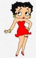 BETTY BOOP SWANKY STICKER