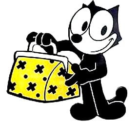 Felix the Cat Digital Diecut Decal Stickers 09