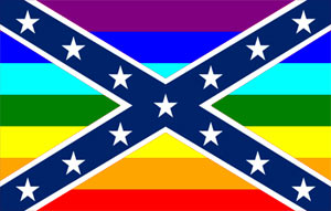 gay rebel flag sticker