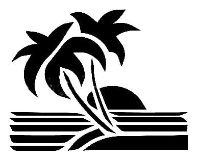 Palm Tree Decal