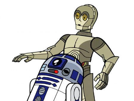 Star Wars R2D2 Digital Diecut Car Decal