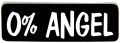 zero percent angel bumper sticker