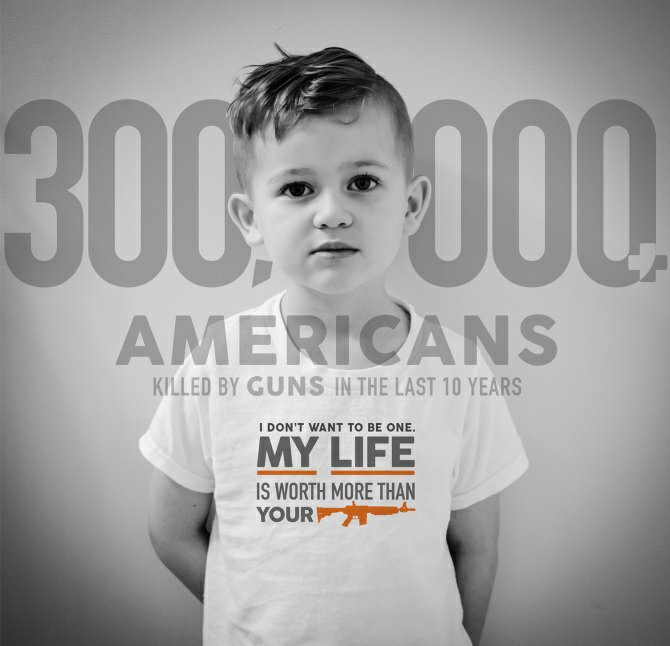 300000 PLUS DEAD AND COUNTING GUN CONTROL STICKER