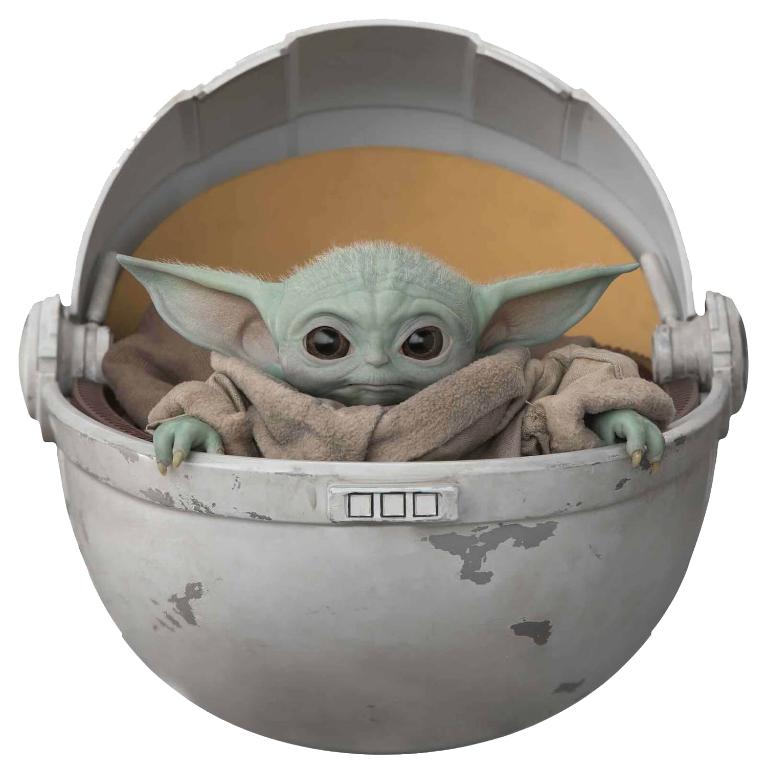 Baby Yoda Ship Sticker