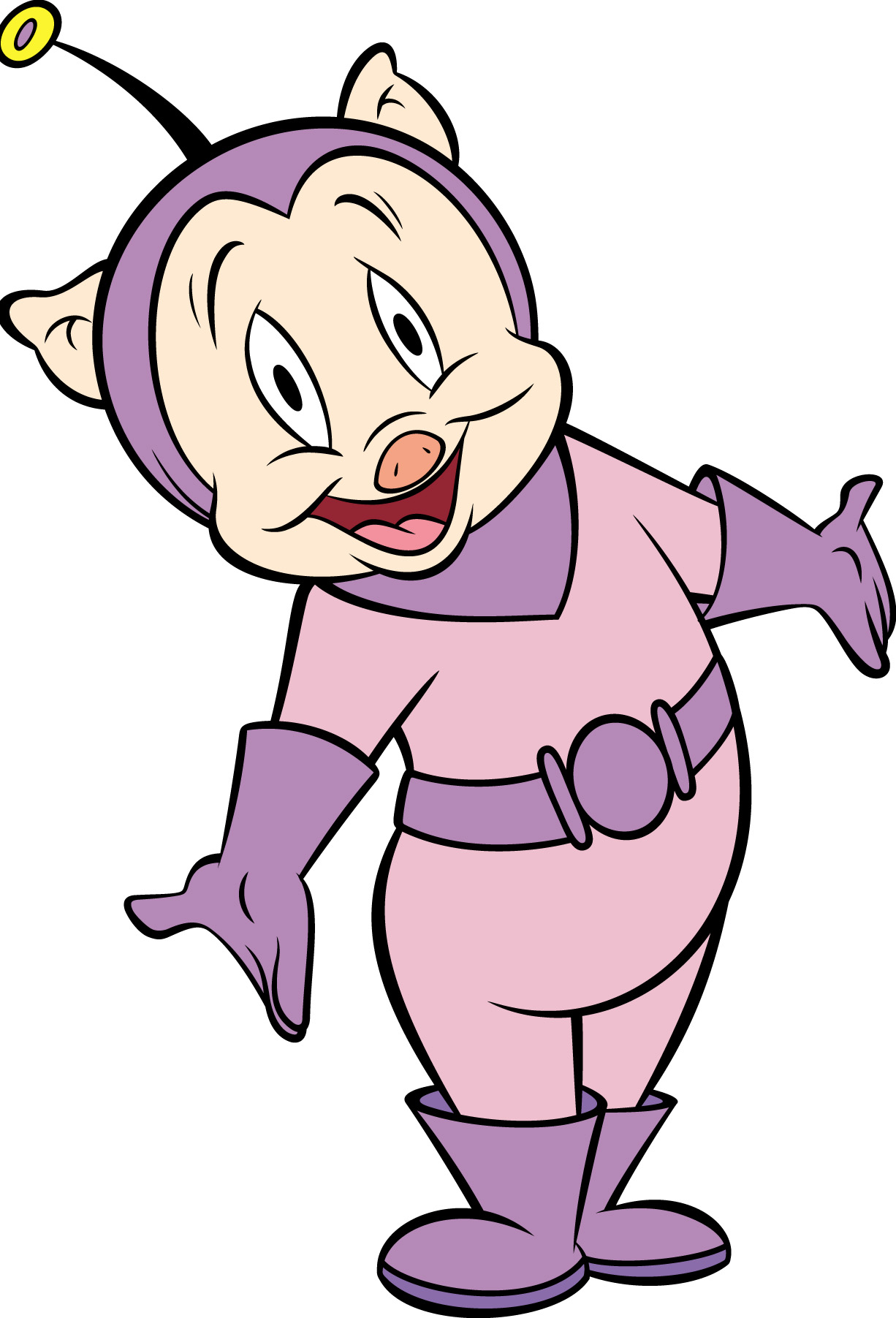 Duck Dodgers 15a pink porky