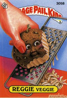 REGGIE Veggie Funny Decal Name Sticker