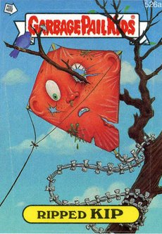 Ripped KIP Funny Decal Name Sticker