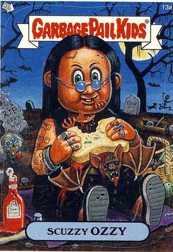 Scuzzy OZZY Funny Decal Name Sticker