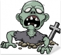 zombie GRAVE STICKER 2