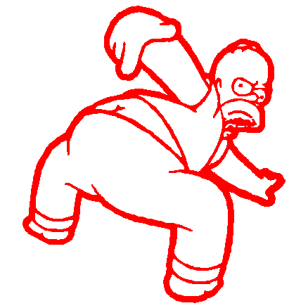 Homer decal