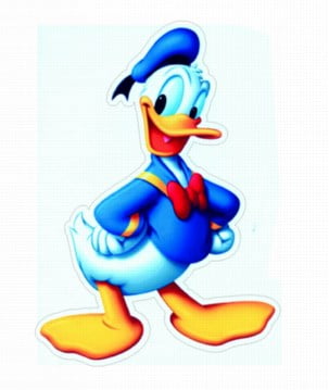 Donald Duck Sticker