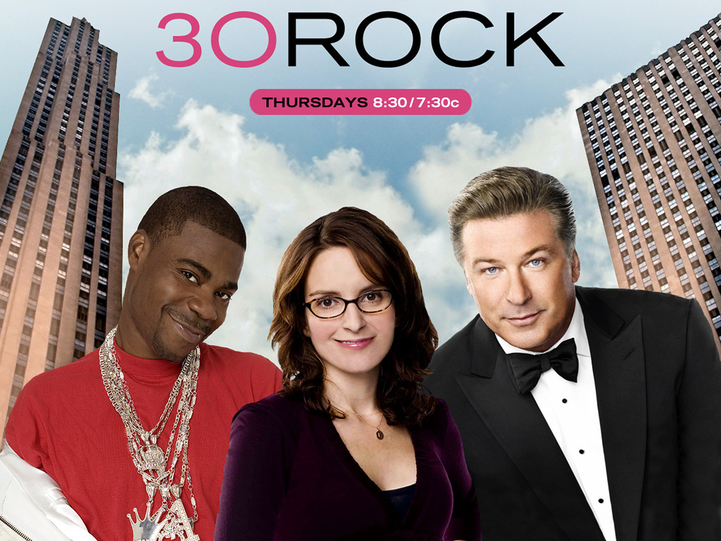 30 Rock Comedy TV Show Wallpaper Sticker Tina Fey Aec Baldwin