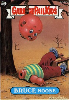 BRUCE Noose Funny Sticker Name Decal