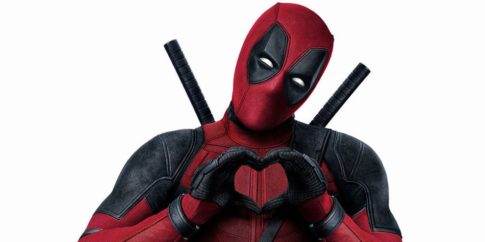 deadpool heart sticker