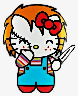 HELLO K CHUCKY STICKER 3