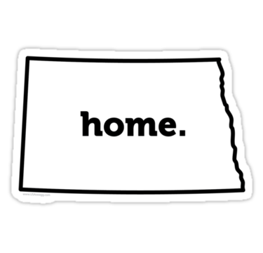 Home North Dakota Sticker