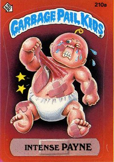 Intense PAYNE Funny Sticker Name Decal