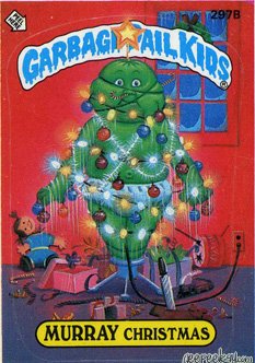 MURRAY Christmas Funny Decal Name Sticker