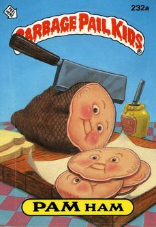 PAM Ham Funny Decal Name Sticker