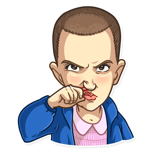 stranger things netflix stricker 7