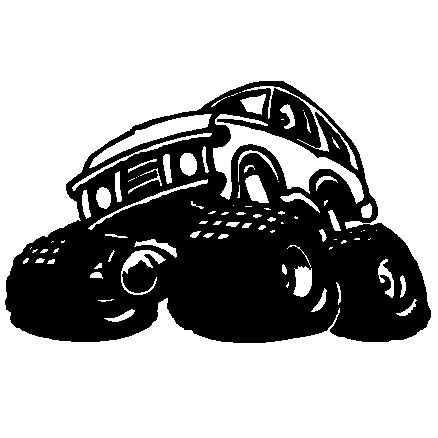 Monster Truck vinyl sticker