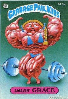 Amazin GRACE Funny Sticker Name Decal