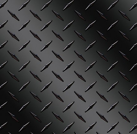 Diamond Plate Black Vinyl Sheet