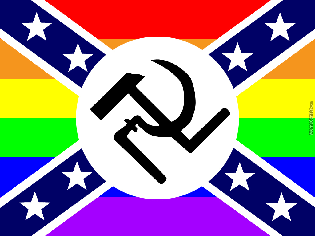 GAY REBEL RUSSIAN NAZI STICKER
