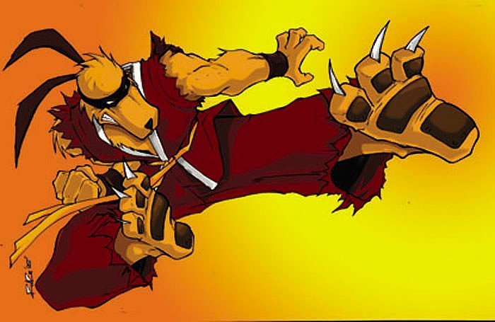 Hong Kong Phooey by Kingcrazygood Rectangular Decal