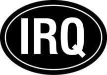 Iraq Oval Sticker