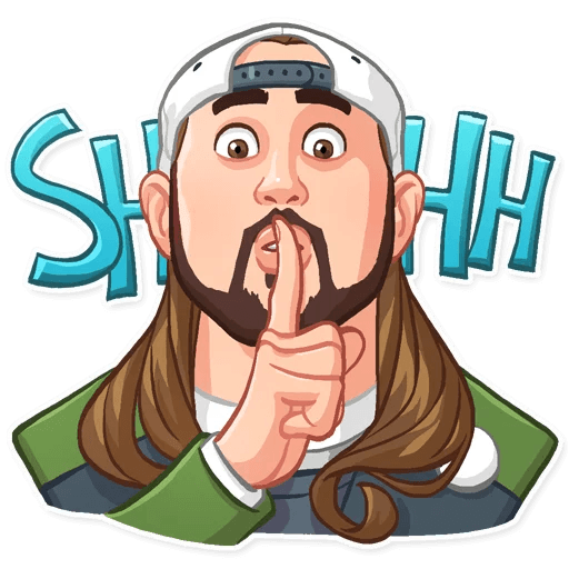 jay and silent bob funny cartoon wall sticker 19