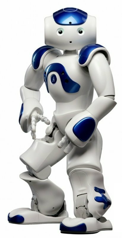 NAO V5 Robot Blue Sticker